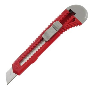 Ніж канцелярський Axent 18 мм, blister, gray-red (6502-А) изображение 1