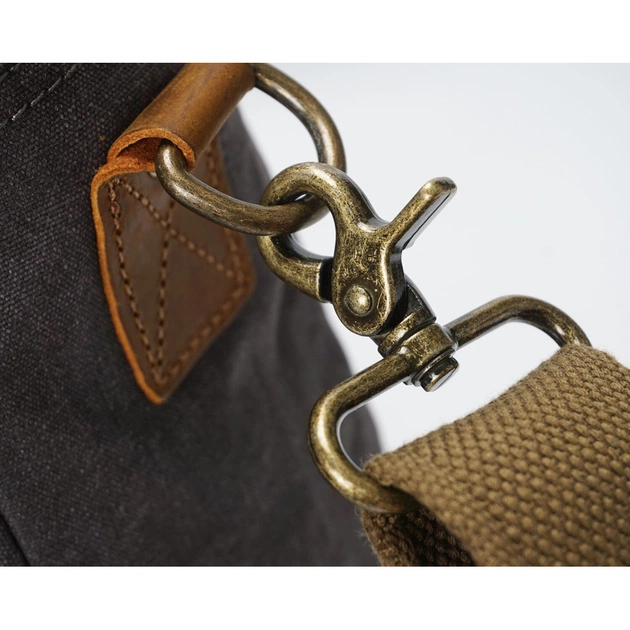 Сумка Vintage Текстильна Сіра (20062) - зображення 12