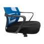 Офісне крісло Richman Профі Пластик Піастра Сітка чорна + синя (ADD0003190) - зменшене зображення 7