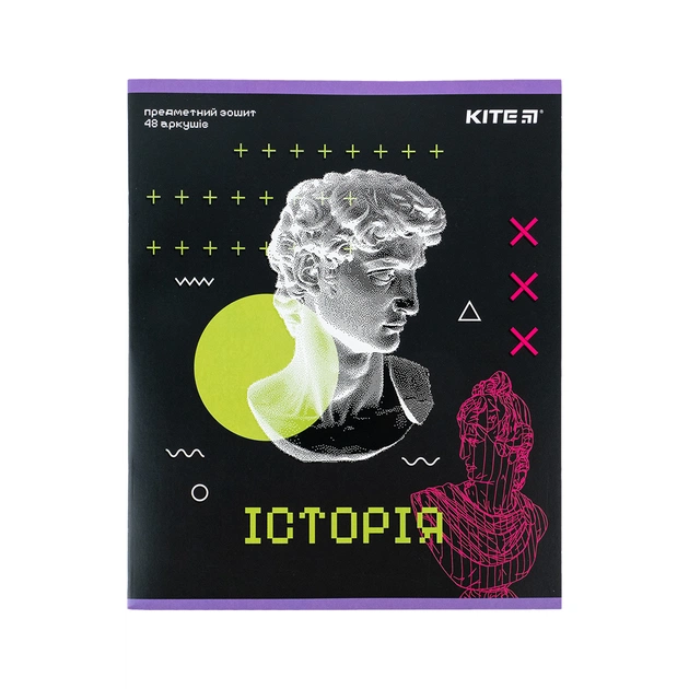 Зошит Kite предметний Neo 48 аркушів, історія клітинка (K24-240-12) - изображение 1