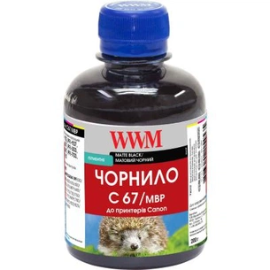 Чорнило WWM Canon IPF-107 200г Matte Black Pigmented IPF-107MBk (C67/MBP) зображення 1