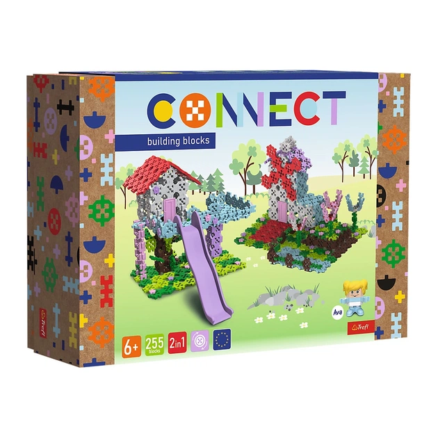 Конструктор Trefl Connect 2 в 1, 255 деталей (5900511619782) - изображение 1