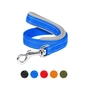 Повідок для собак Dog Extreme з нейлону з прогумованою ручкою Ш 20 мм Д 122 см блакитний (43152) - зменшене зображення 1