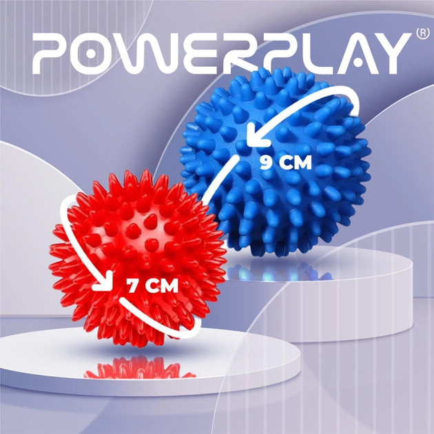 Масажний м'яч PowerPlay PP-4341 Massage Ball набір 2 шт (PP_4341) - picture 6