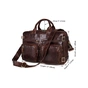 Сумка Vintage Коричнева (14590) - зменшене зображення 3