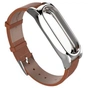 Ремінець до фітнес браслета Xiaomi Mi Band 2 MJobs 2 Plus Brown/Silver (Р30791) - зменшене зображення 1