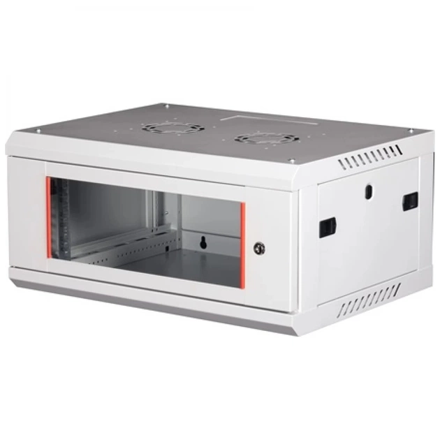 Шафа настінна 4U 19" 600x600 ProlineB Lande (LN-WB-04U6060-LG-F) - зображення 1