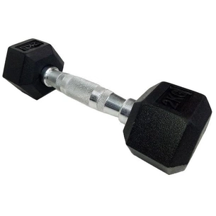 Гантель HouseFit шестигранна обгумована 2 кг (DD 6442-2) зображення 1