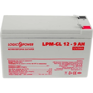 Батарея до ДБЖ LogicPower LPM-GL 12В 9Ah (6563) зображення 1