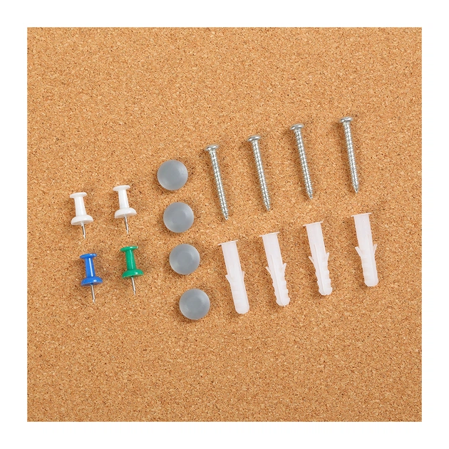 Офісна дошка Buromax коркова 100x150 см, алюмінієва рамка (BM.0051) - picture 5