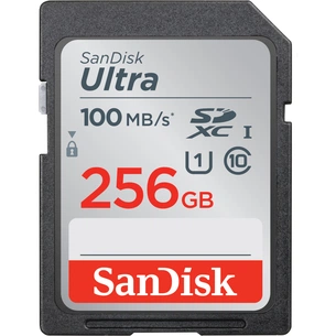 Карта пам'яті SanDisk 256GB SD class 10 UHS-I Ultra (SDSDUNR-256G-GN3IN) зображення 1