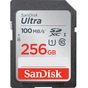 Карта пам'яті SanDisk 256GB SD class 10 UHS-I Ultra (SDSDUNR-256G-GN3IN) - зменшене зображення 1