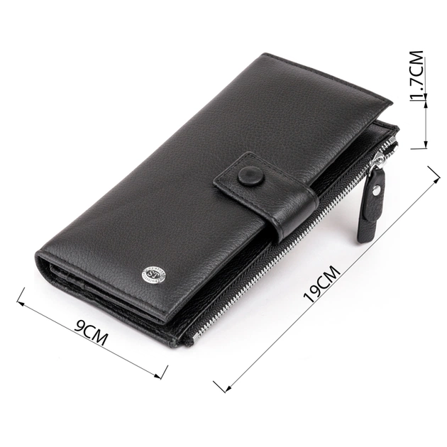 Кошелек ST Leather Кожаный Черный (19280) - изображение 3