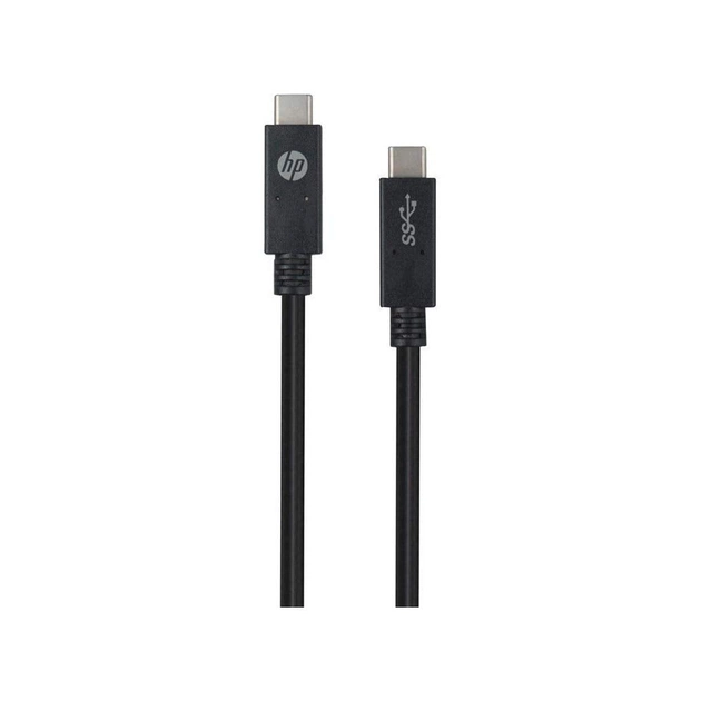 Дата кабель USB-C to USB-C 3A 1.0m HP (HP_DHC-TC111BM-1M) - изображение 1