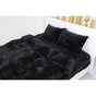 Постільна білизна MirSon Велюр Winter Frost 28-0007 Black Velvet King Size (2200004000381) - зменшене зображення 2