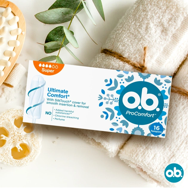 Тампони o.b. ProComfort Super 16 шт. (3574660234329/3574661331164) - picture 10