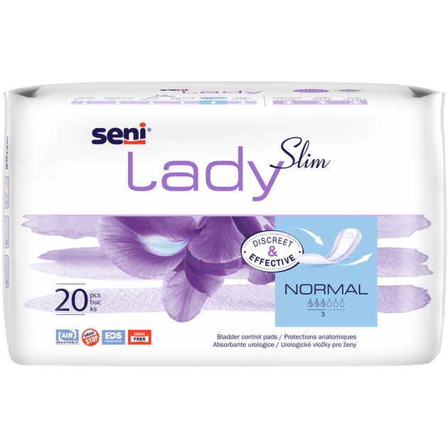 Урологічні прокладки Seni Lady Slim Normal 20 шт. (5900516699116) - зображення 1