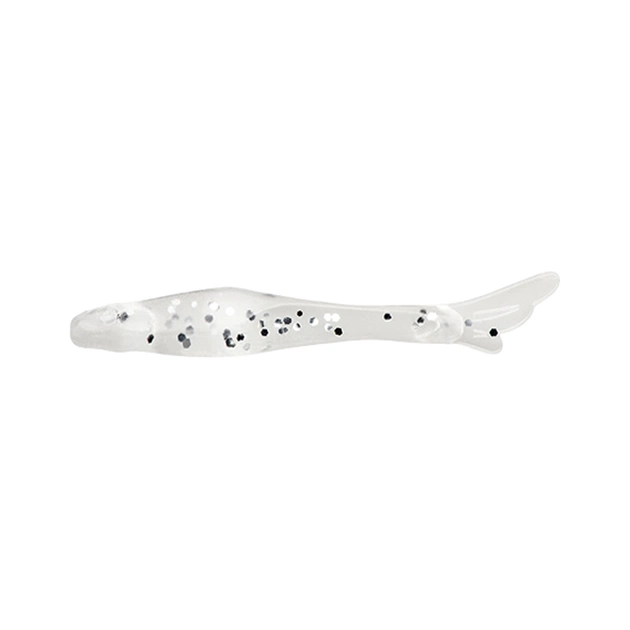 Силикон рыболовный FishUP Aji Tiny 1.5" 411 - UV Clear/Silver (12шт/уп) (1864.14.83) - изображение 1