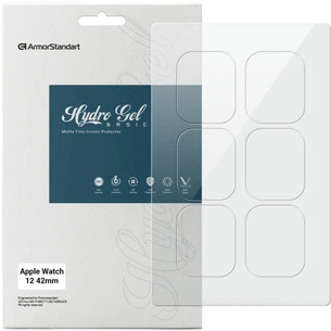 Плівка захисна Armorstandart Matte hydrogel Apple Watch 12 42mm 6 pcs (ARM94013) зображення 1