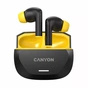 Навушники Canyon Hexagon 7 TWS ANC+ENC Wireless Charge Black/Yellow (CNS-TWS7BY) - зменшене зображення 1