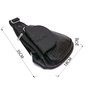 Сумка Vintage Через плече чоловіча Чорна (20696) - зменшене зображення 3