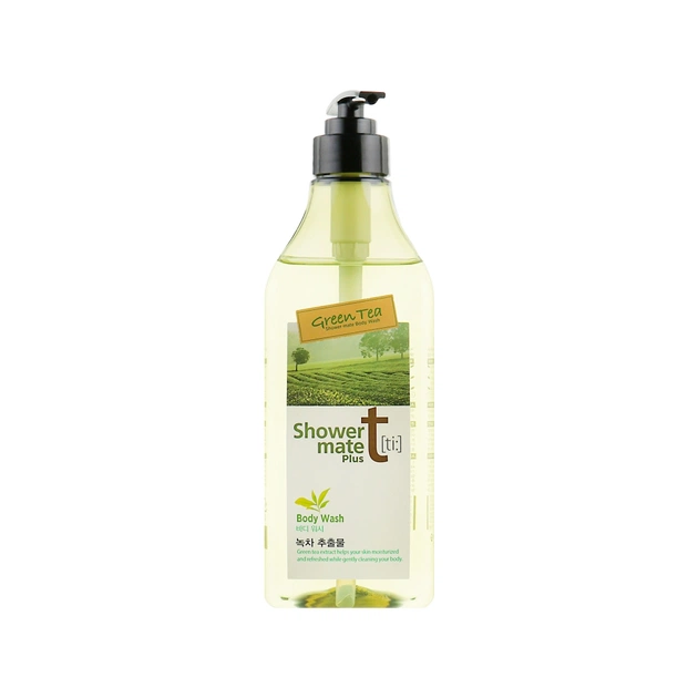 Гель для душа KeraSys Shower Mate Green Tea 550 мл (8801046861516) - изображение 1