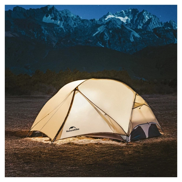 Намет Naturehike надлегкий двомісний Mongar CNK2550WS016, 15D, сiрий (6927595770504) - picture 12