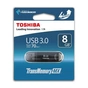 USB флеш накопичувач Toshiba 8GB Suzaku Black USB 3.0 (THNV08SUZBLK) - зменшене зображення 2