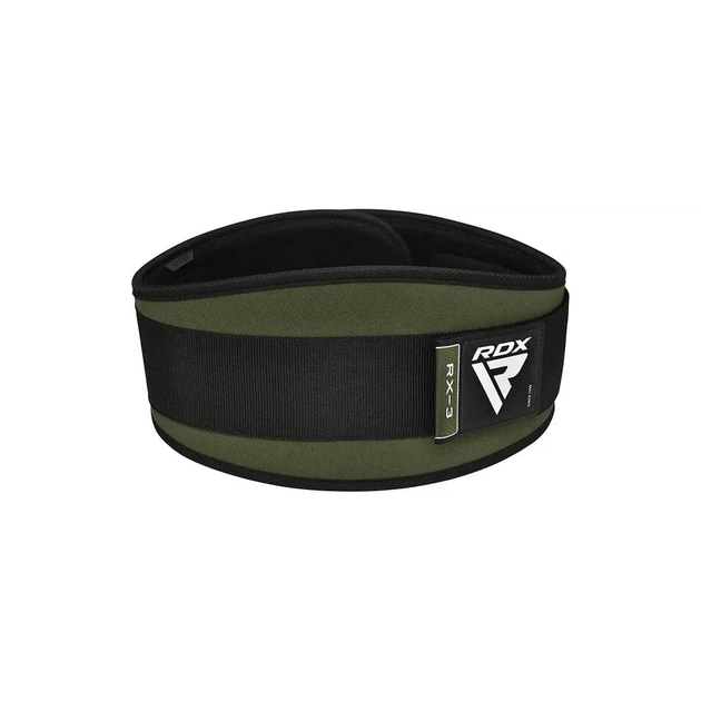 Атлетичний пояс RDX RX3 EVA Curve неопреновий Army Green S (WBE-RX3AG-S) - picture 2
