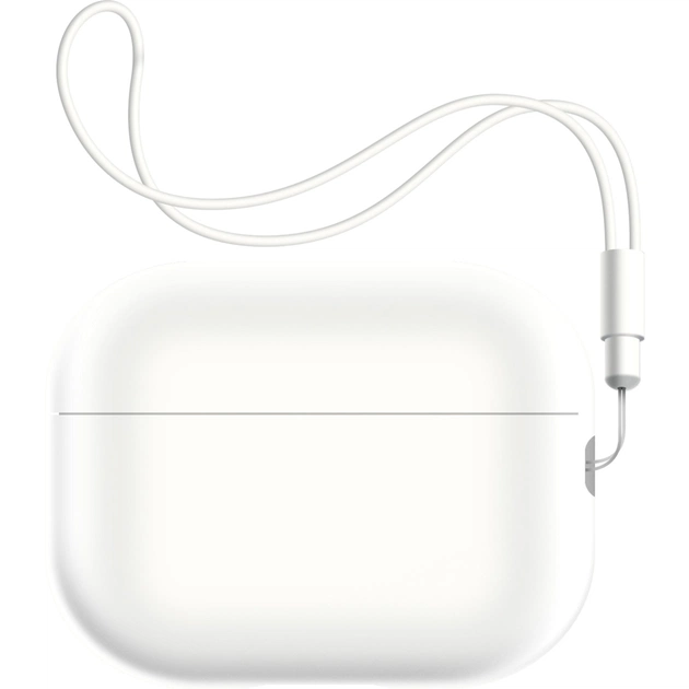 Чехол для наушников Armorstandart Silicone Case with straps для Apple Airpods Pro 2 White (ARM68618) - изображение 1