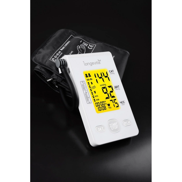 Тонометр Longevita Авт.вимір.артер.тиску LONGEVITA DBP-6179 (DBP-6179) - picture 11