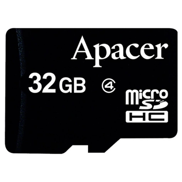 Карта пам'яті Apacer 32Gb microSDHC Class4 w/o Adapter RP (AP32GMCSH4-RA) - изображение 1