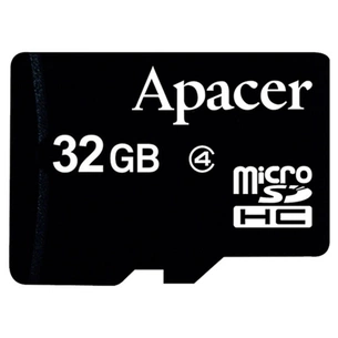 Карта пам'яті Apacer 32Gb microSDHC Class4 w/o Adapter RP (AP32GMCSH4-RA) зображення 1