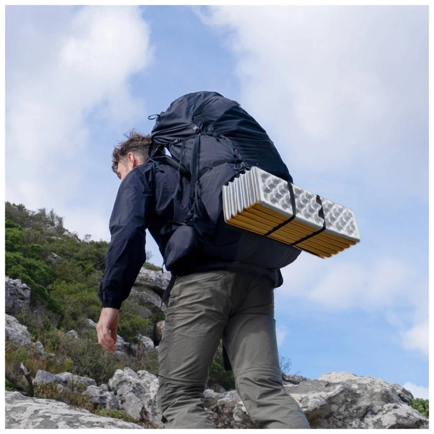 Туристичний килимок Naturehike IXPE CNK2550WS030, алюмінієва плівка, 18 мм, медово-золотий (6977465868190) - picture 6