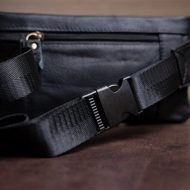 Сумка Vintage На пояс Чорна (14734) - зображення 11