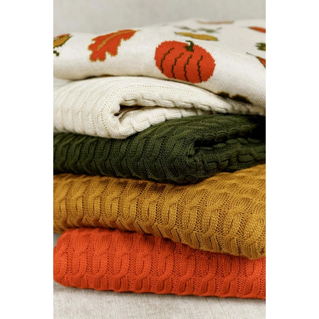 Плед Прованс Happy Fall Kosa Охра 130х170 см (4823093447080) - picture 6