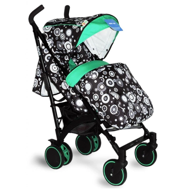 Коляска BabyHit Rainbow D200 Black-green (9766) - изображение 1