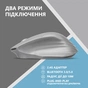Мишка 2E MF280 Silent Wireless/Bluetooth Gray (2E-MF280WGR) - зменшене зображення 5