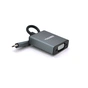 Перехідник USB-C M to VGA F 0.1m black VEGGIEG (TV-S/B/19906) - зменшене зображення 1