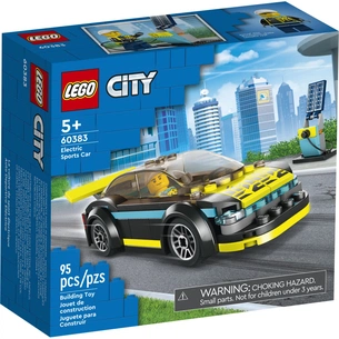 Конструктор LEGO City Електричний спортивний автомобіль 95 деталей (60383) зображення 1