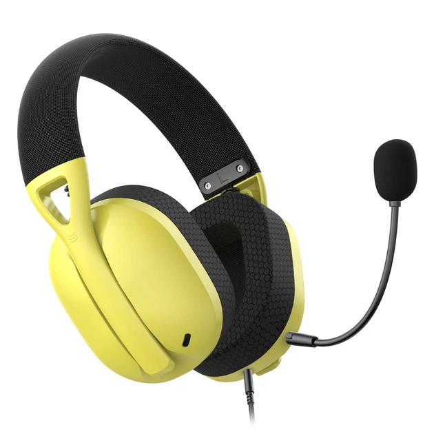 Навушники Hator Hyperpunk 2 USB 7.1 Black/Yellow (HTA-847) - зображення 1