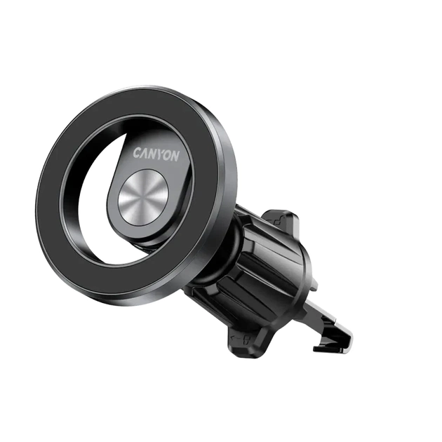 Універсальний автотримач Canyon Magnetic car holder OnGrip 12 suction + air vent Black (CNS-CCHM12) - picture 7