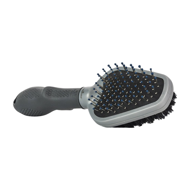 Фурмінатор для тварин FURminator Двостороння щітка для собак і котів 21 х 6.5 х 3.5 см (4048422141310) - picture 4