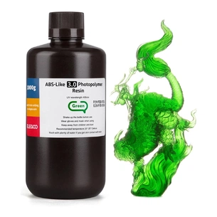 Фотополімерна смола ELEGOO Resin, ABS-like 3.0 1кг, clear green (50.103.0155) зображення 1