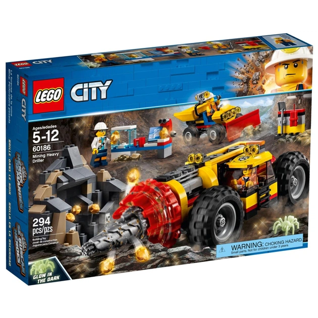 Конструктор LEGO Важкий гірничий бур 294 деталі (60186) - изображение 1