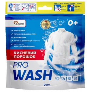 Відбілювач Pro Wash Кисневий порошок 900 г (4262396144959) зображення 1