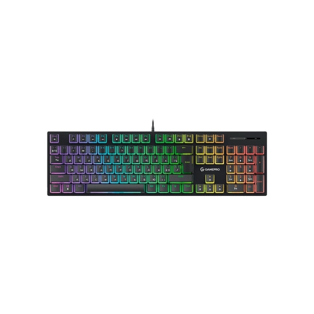 Клавіатура GamePro MK85B Blue Switch RGB USB Black (MK85B) - зображення 1