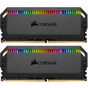 Модуль пам'яті для комп'ютера DDR4 16GB (2x8GB) 3600 MHz Dominator Platinum RGB Black Corsair (CMT16GX4M2C3600C18) - уменьшенное изображение 1