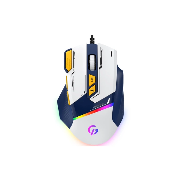 Мишка GamePro GM300BL USB Blue/White (GM300BL) - зображення 1