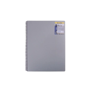 Блокнот Buromax spiral side, А6, 80sheets, CLASSIC, square, gray (BM.2589-009) зображення 1